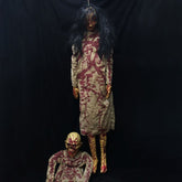 Latex Scary Corpse 160 Size Plus Size Halloween Decoration Decorative tricky simulation skeleton mummy - foxberryparkproducts