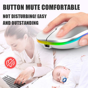 Tablet Phone Computer Bluetooth Wireless Mouse
