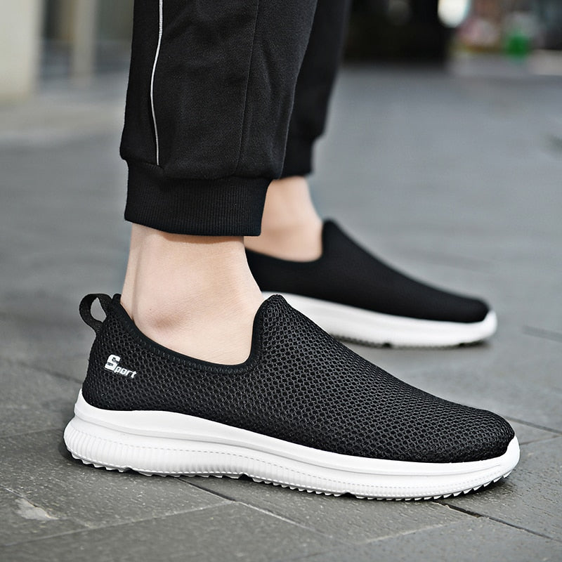 Summer Mesh Men Shoes Lightweight Sneakers Men Fashion Casual Walking Shoes 2022 Breathable Mens Loafers Zapatillas Hombre - foxberryparkproducts