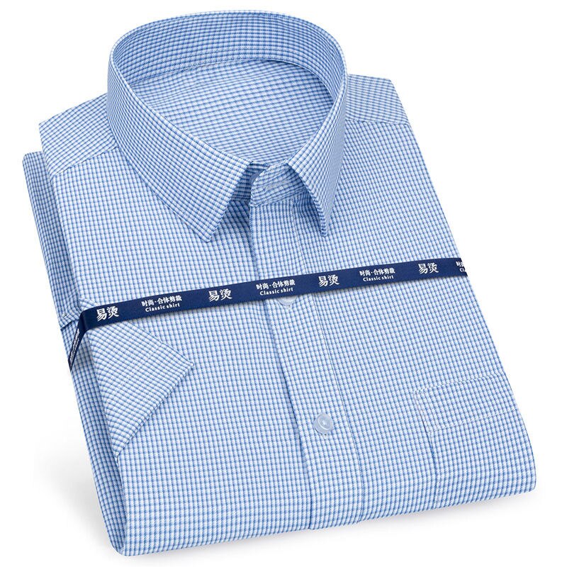 Mens Short Sleeve Shirt Business Casual