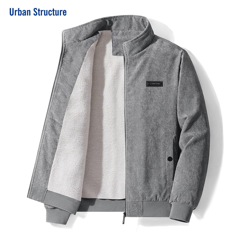 AutumnWinter Mens Winter Fleece Warm Thick Jacket