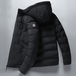 New Fashion Men's Solid Parkas Jackets - foxberryparkproducts