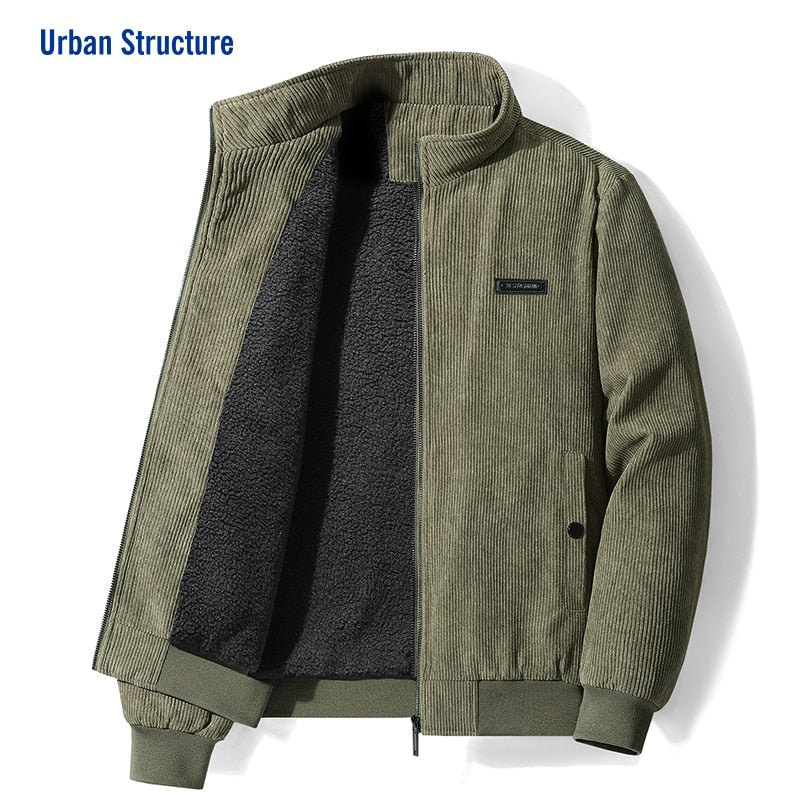 AutumnWinter Mens Winter Fleece Warm Thick Jacket