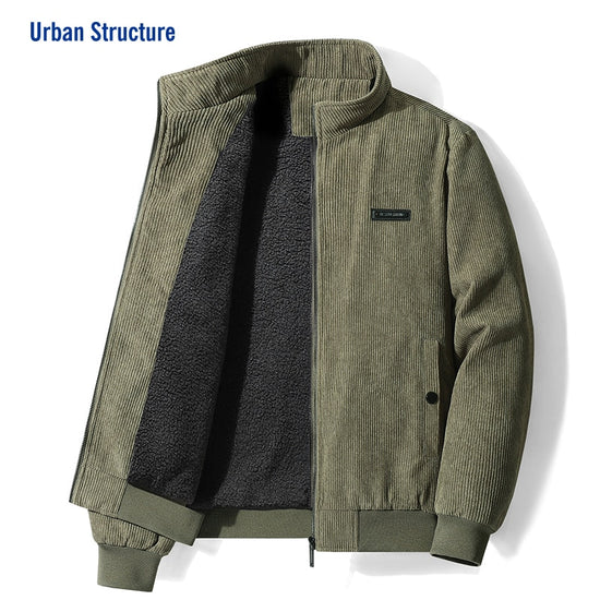 AutumnWinter Mens Winter Fleece Warm Thick Jacket