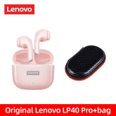 Original Lenovo LP40 Pro TWS Earphones Wireless Bluetooth 5.1 Sport Noise Reduction Headphones Touch Control 250mAH 2022 New - foxberryparkproducts