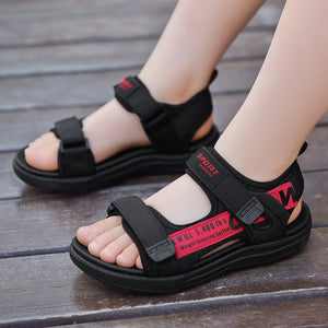 2022 Summer Children Shoes Brand Velcro Toddler Boys Sandals Girls Comfortable Sport Mesh Baby Beach Soft Sandals Shoes - foxberryparkproducts