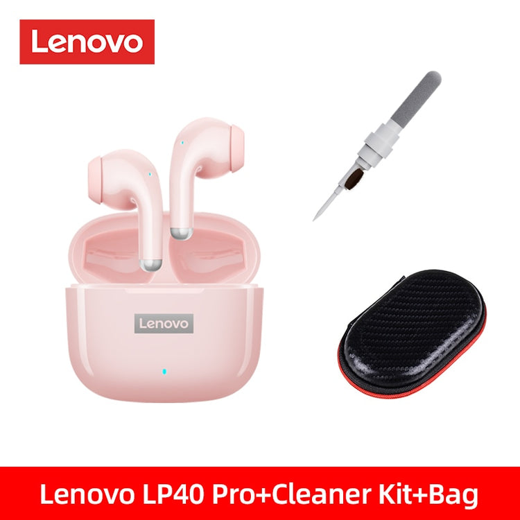Original Lenovo LP40 Pro TWS Earphones Wireless Bluetooth 5.1 Sport Noise Reduction Headphones Touch Control 250mAH 2022 New - foxberryparkproducts