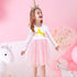 VIKITA Girls Princess Dress Unicorn Sequins Long Sleeve Autumn Dress Kids Birthday Party Wedding Tulle Dresses Children Clothing - foxberryparkproducts