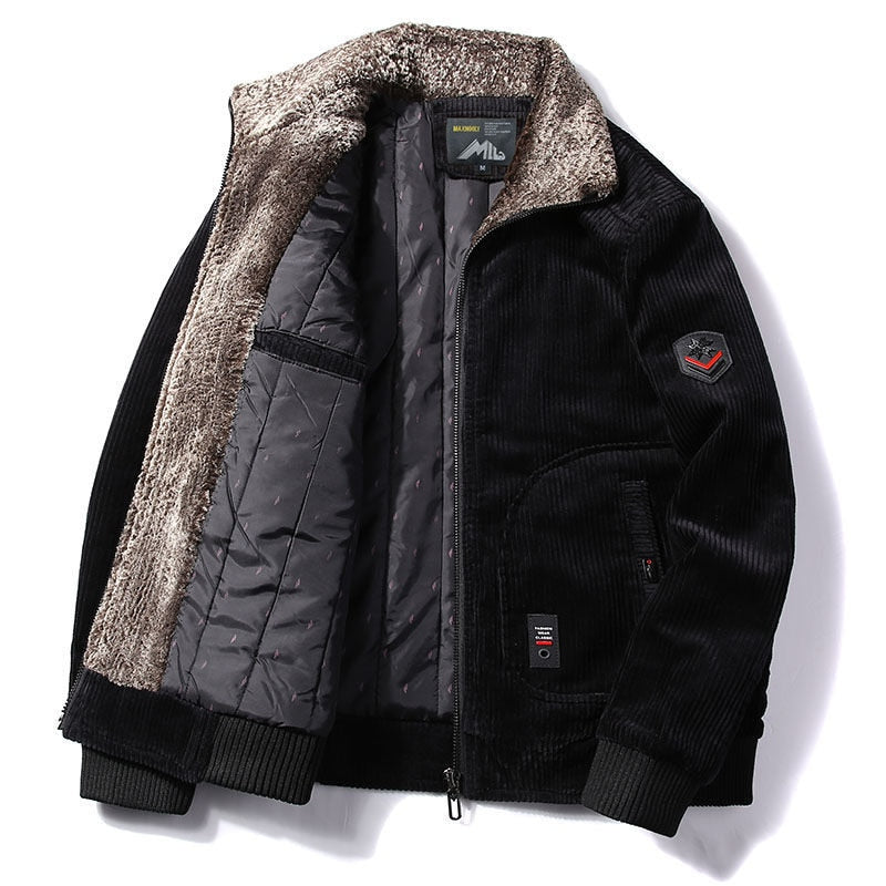 Mens Warm Winter Corduroy Jackets