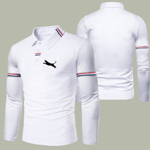 Men's Polo Shirts Sportswear Casual Long Sleeve Tops - foxberryparkproducts