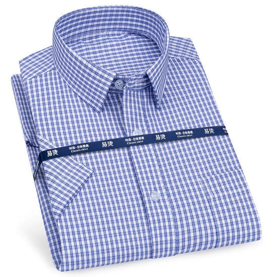 Mens Short Sleeve Shirt Business Casual