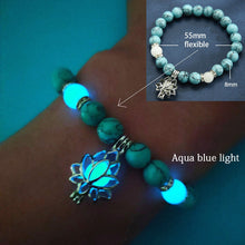 Load image into Gallery viewer, Natural Stone Bracelet Yoga Healing Luminous Glow In The Dark Bracelet
