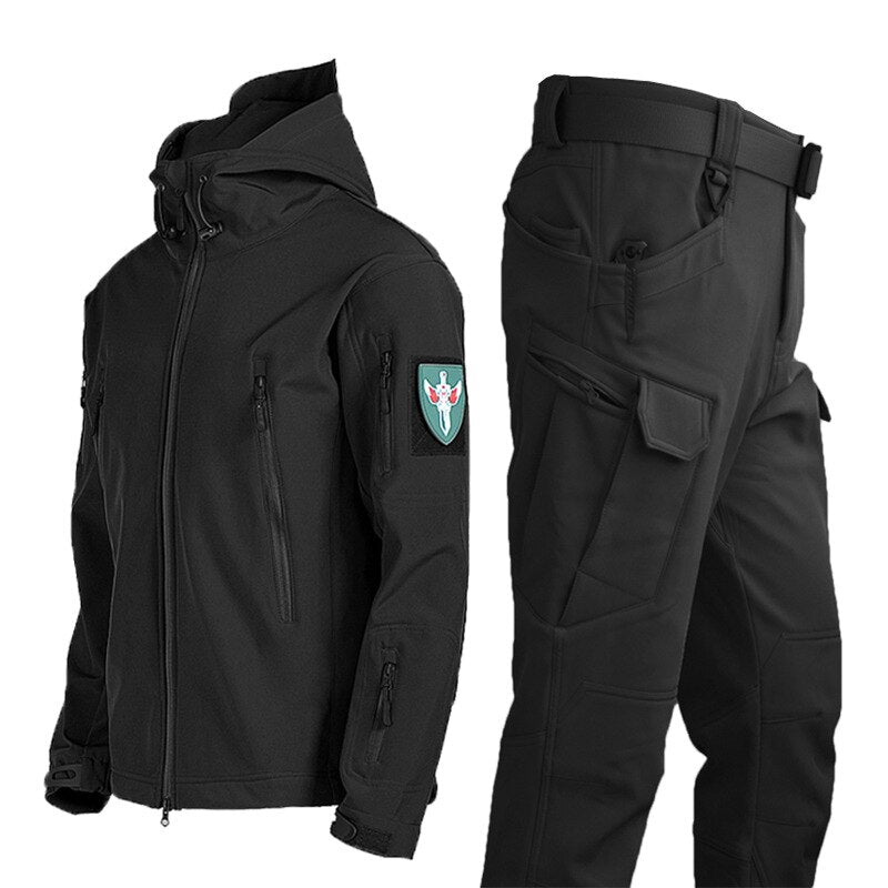 2023 Autumn Waterproof Sets Winter Men&#39;s Jacket 2 Piece Set Thermal Jacket