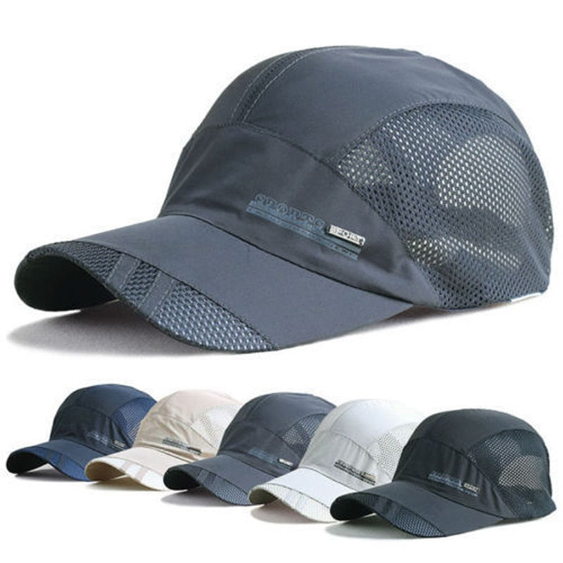 Dry Running Baseball Summer Mesh 8 Colors Gorras Cap - foxberryparkproducts