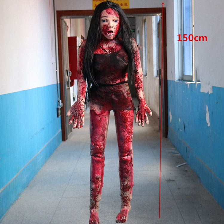 Latex Scary Corpse 160 Size Plus Size Halloween Decoration Decorative tricky simulation skeleton mummy - foxberryparkproducts