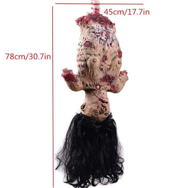 Latex Scary Corpse 160 Size Plus Size Halloween Decoration Decorative tricky simulation skeleton mummy - foxberryparkproducts