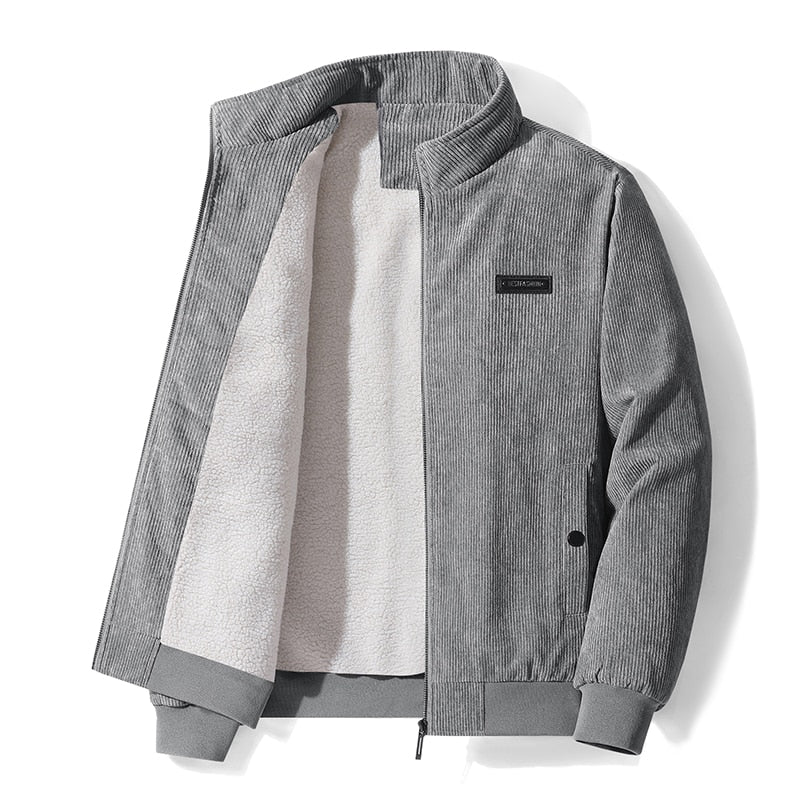 AutumnWinter Mens Winter Fleece Warm Thick Jacket