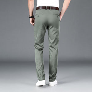 Autumn Lyocell Mens Pants Business Trousers