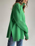 Autumn Winter Women Sweaters Turtleneck Women Pullovers Side Split Knitted Jumpers - foxberryparkproducts