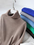 Women Turtleneck Sweater 2022 Autumn Winter Sloid Color Cashmere Sweaters - foxberryparkproducts