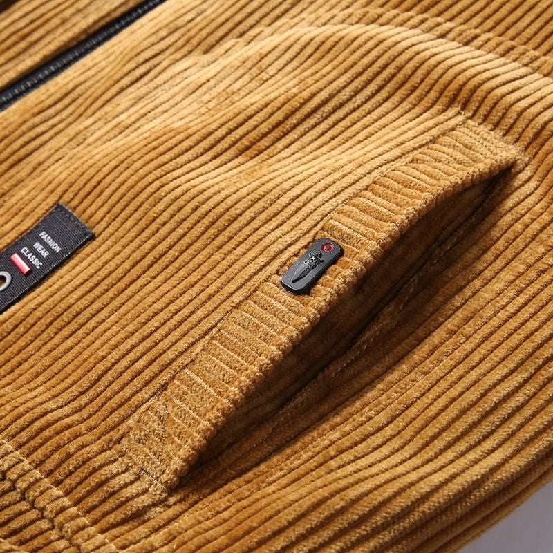 Mens Warm Winter Corduroy Jackets