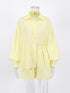 Vacation Suits Women Long Sleeves Shirts And Hot Pants Two Pieces Outfits Summer - foxberryparkproducts
