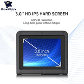 POWKIDDY v90 Black Version 3-Inch IPS Screen Flip Handheld Console Open System Game Console - foxberryparkproducts