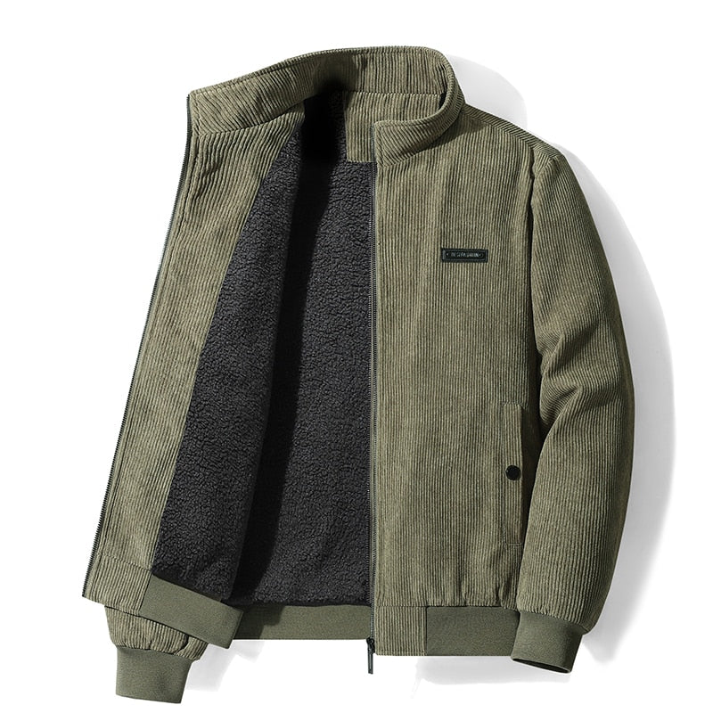 AutumnWinter Mens Winter Fleece Warm Thick Jacket