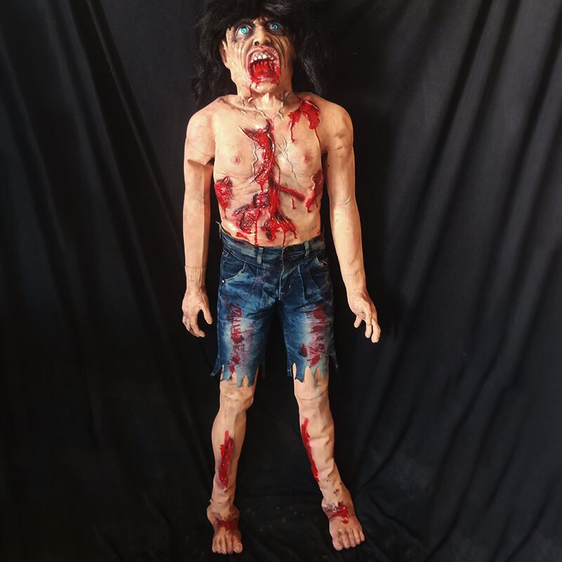 Latex Scary Corpse 160 Size Plus Size Halloween Decoration Decorative tricky simulation skeleton mummy - foxberryparkproducts