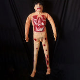 Latex Scary Corpse 160 Size Plus Size Halloween Decoration Decorative tricky simulation skeleton mummy - foxberryparkproducts