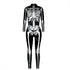 VIP FASHION Adult Skeleton Print Halloween Cosplay For Women Ghost Jumpsuit - foxberryparkproducts