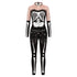 VIP FASHION Adult Skeleton Print Halloween Cosplay For Women Ghost Jumpsuit - foxberryparkproducts