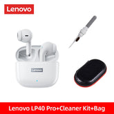 Original Lenovo LP40 Pro TWS Earphones Wireless Bluetooth 5.1 Sport Noise Reduction Headphones Touch Control 250mAH 2022 New - foxberryparkproducts