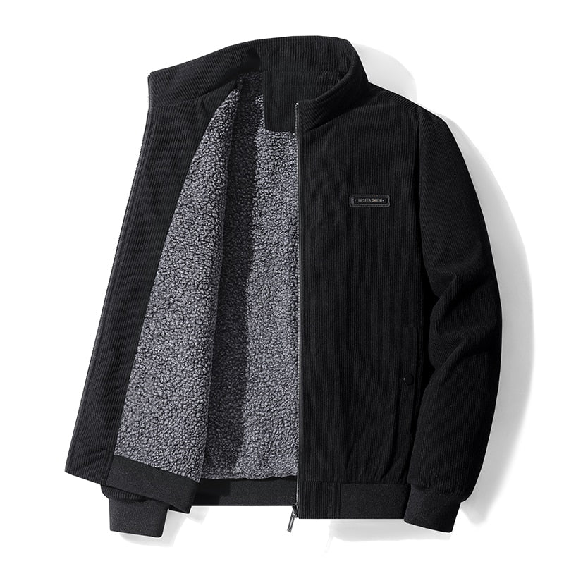 AutumnWinter Mens Winter Fleece Warm Thick Jacket