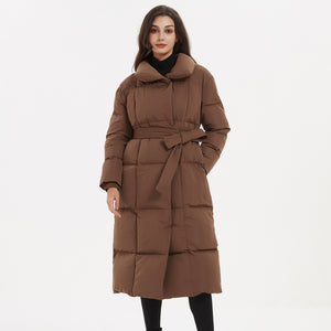 Malina Thick Loose Parkas Women Fashion Solid Covered Button Coats