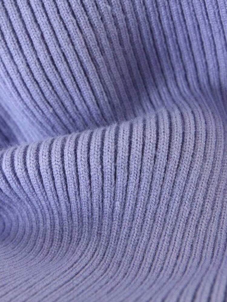 DEAT 2022 Autumn Autumn Short Square Collar Thin Knitted Pullovers Sweater Loose V-Neck Long Sleeve Women New Fashion 13U090 - foxberryparkproducts