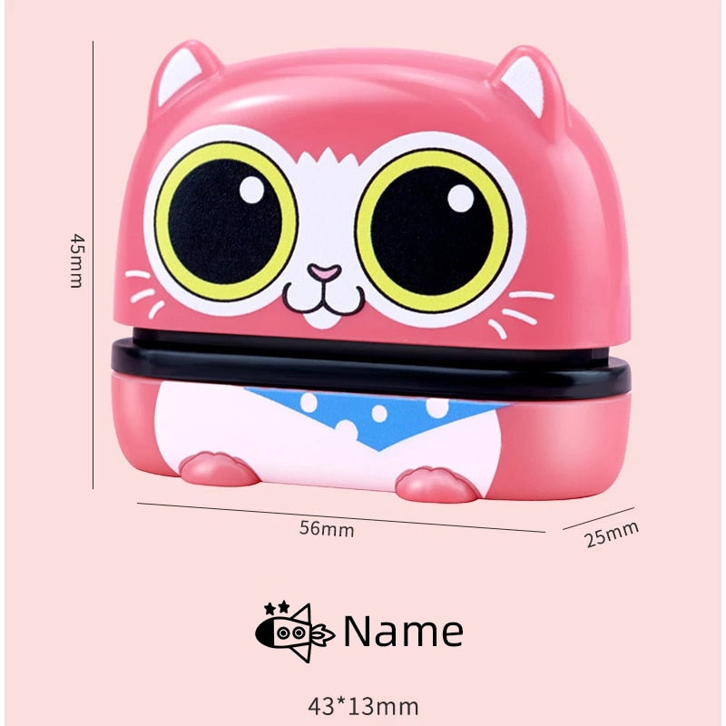 owl panda custom-made Name Stamp for children's Clothes