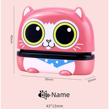 Load image into Gallery viewer, owl panda custom-made Name Stamp for children&#39;s Clothes
