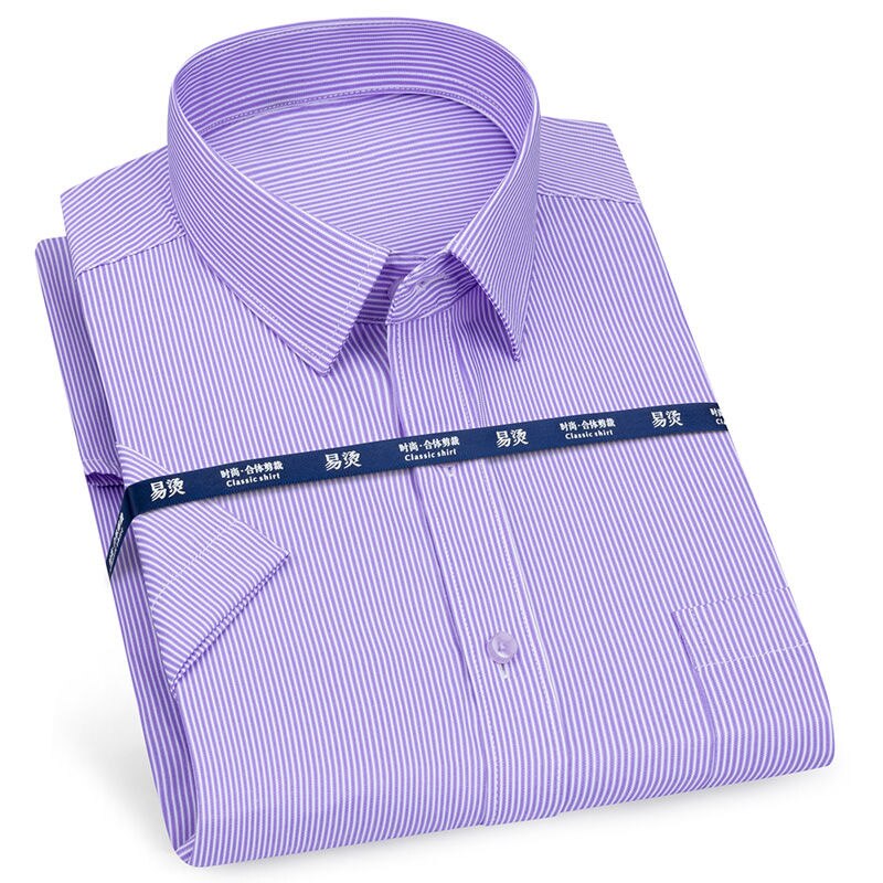 Mens Short Sleeve Shirt Business Casual