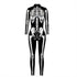 VIP FASHION Adult Skeleton Print Halloween Cosplay For Women Ghost Jumpsuit - foxberryparkproducts