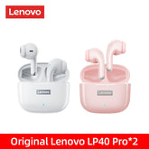 Original Lenovo LP40 Pro TWS Earphones Wireless Bluetooth 5.1 Sport Noise Reduction Headphones Touch Control 250mAH 2022 New - foxberryparkproducts
