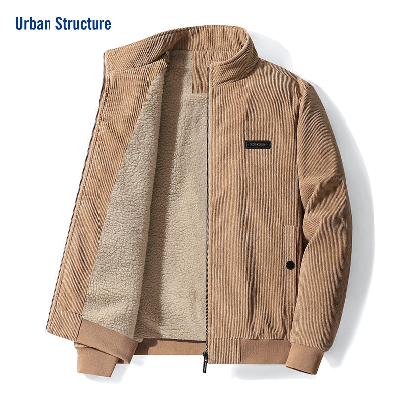 AutumnWinter Mens Winter Fleece Warm Thick Jacket