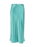 Solid Purple Satin Silk Skirt Women High Waisted Summer Long Skirt - foxberryparkproducts