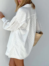 Vacation Suits Women Long Sleeves Shirts And Hot Pants Two Pieces Outfits Summer - foxberryparkproducts