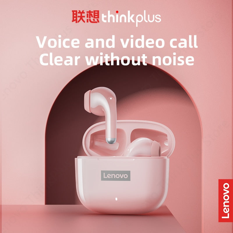 Original Lenovo LP40 Pro TWS Earphones Wireless Bluetooth 5.1 Sport Noise Reduction Headphones Touch Control 250mAH 2022 New - foxberryparkproducts