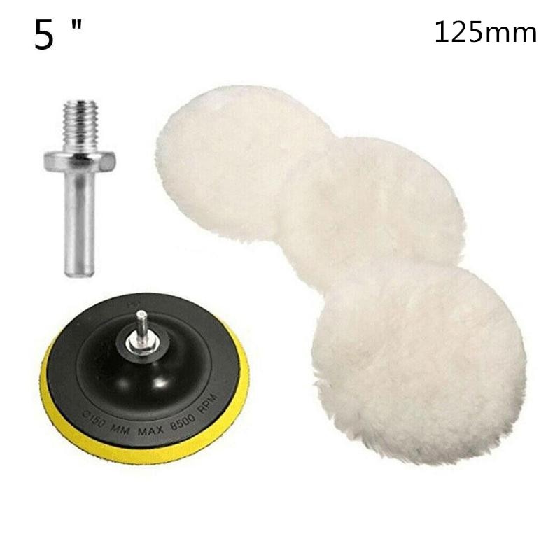 Universal Car Polish Pad 3/4inch For M10/M14 Soft Wool Machine Waxing Polisher