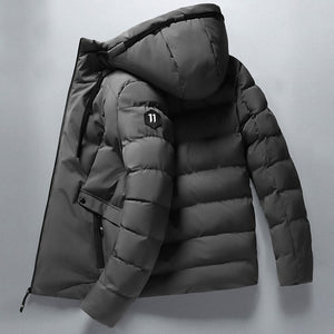 New Fashion Men's Solid Parkas Jackets - foxberryparkproducts