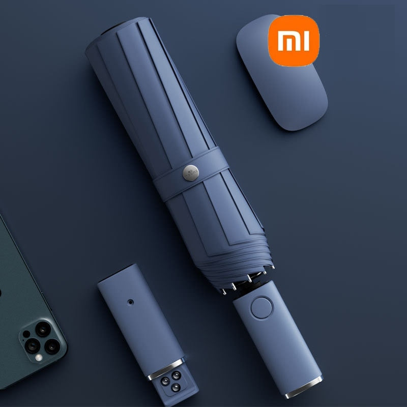 Xiaomi Umbrella Light Automatic Shrinkable Black Folding Umbrella