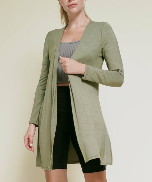 BAMBOO LONG CARDIGAN - foxberryparkproducts