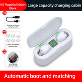 New F9 Wireless Headphones Bluetooth 5.0 Earphone TWS HIFI Mini In-ear Sports Running Headset Support iOS/Android Phones HD Call - foxberryparkproducts